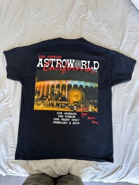 Travis Scott Astroworld Tour Tee - M 100% Cotton Merch Vintage Authentic UNISEX